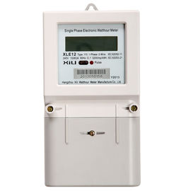 Electronic Household Single Phase Energy Meter , High Accuracy Smart KWH Meters