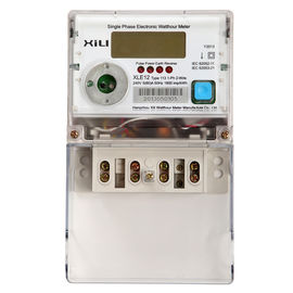 De multifunctionele van het de meter/Polycarbonaat kilowatt-uur van de Kredietstroom meter AC 230 Volt